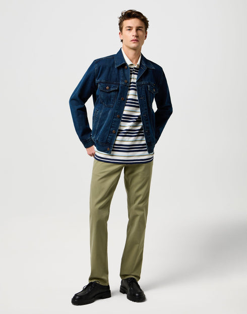 Wrangler Men's Regular Chino Pants In Aloe - Rodeo In