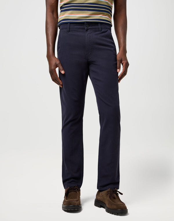 Wrangler Men's Regular Chino Pants In Dark Navy - Rodeo In