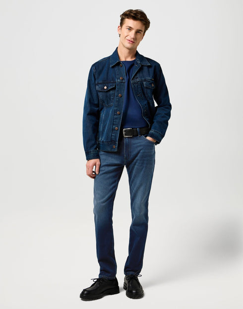 Wrangler Men's River Jeans In Fog - Rodeo In