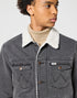 Wrangler Men's Sherpa Jacket In Jet Black
