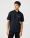 Wrangler Men's Short Sleeve 1 Pkt Shirt In Black