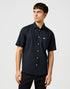 Wrangler Men's Short Sleeve 1 Pkt Shirt In Black