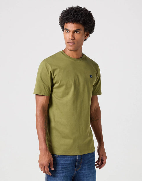 Wrangler Men's Sign Of T-Shirt In Dust Olive