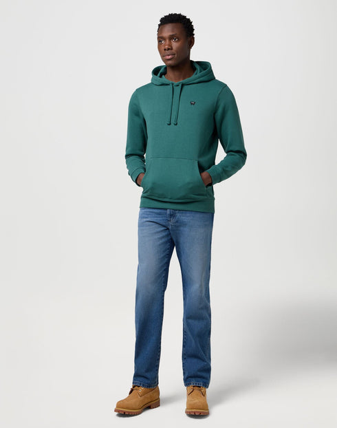 Wrangler Men's Sign Off Hoodie In Bistro Green