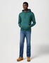 Wrangler Men's Sign Off Hoodie In Bistro Green