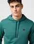 Wrangler Men's Sign Off Hoodie In Bistro Green