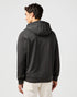 Wrangler Men's Sign off Hoodie In Faded Black