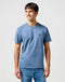 Wrangler Men's Sign Off T-Shirt In Dusty Blue