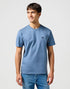 Wrangler Men's Sign Off T-Shirt In Dusty Blue