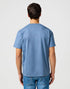 Wrangler Men's Sign Off T-Shirt In Dusty Blue