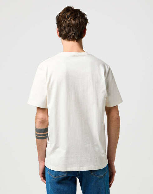 Wrangler Men's Small Americana T-Shirt in Worn White - Rodeo In