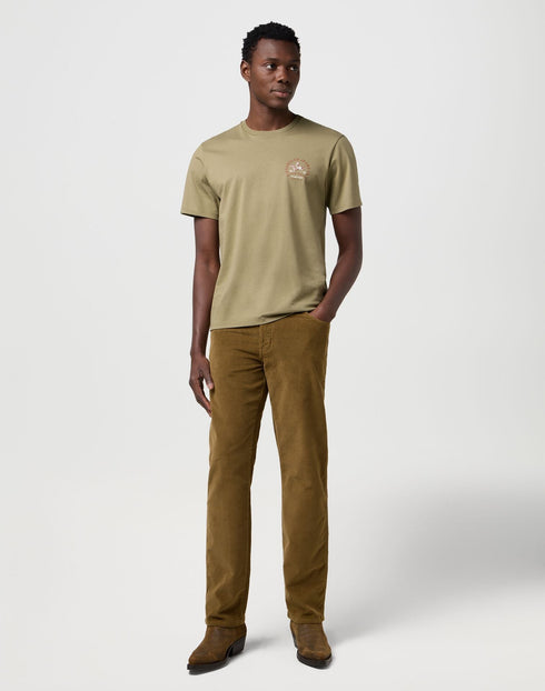 Wrangler Men's Small Graphic T-Shirt in Aloe - Rodeo In
