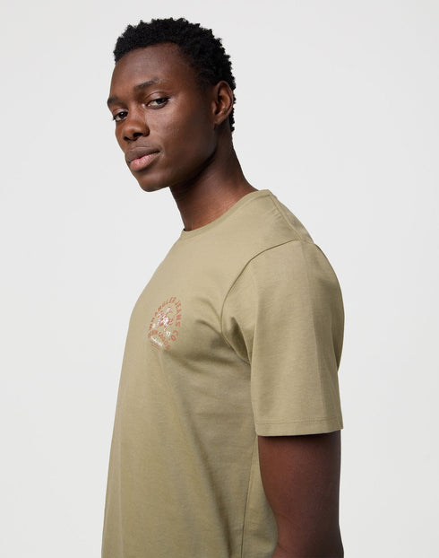 Wrangler Men's Small Graphic T-Shirt in Aloe - Rodeo In