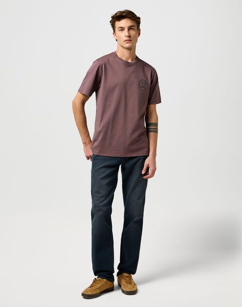 Wrangler Men's Small Graphic T-Shirt in Peppercorn - Rodeo In