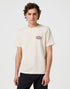 Wrangler Men's Small Graphic T-Shirt In Vintage White