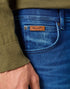 Wrangler Men's Texas Slim Jeans In Blue Jam