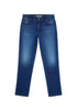 Wrangler Men's Texas Slim Jeans In Blue Jam