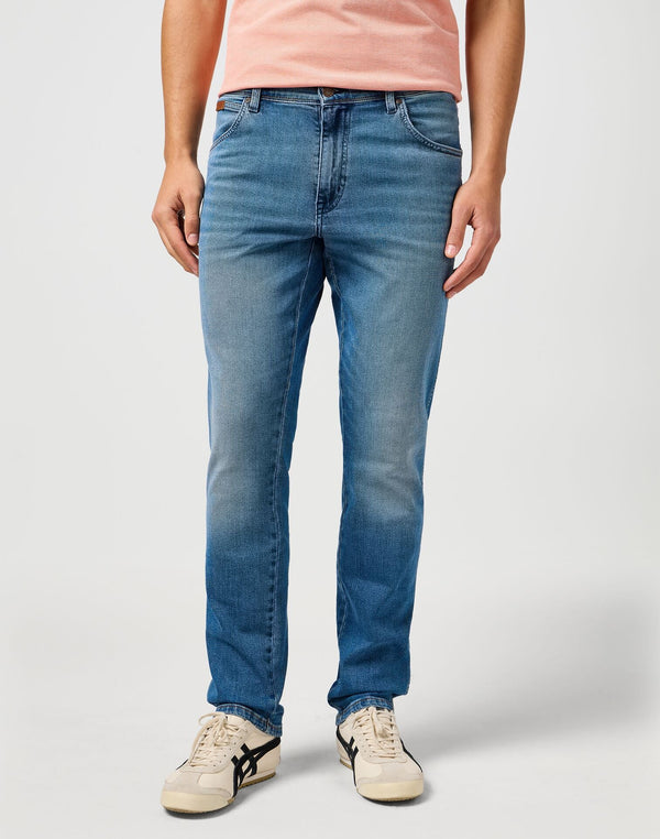 Wrangler Men's Texas Slim Jeans In Breeze - Rodeo In