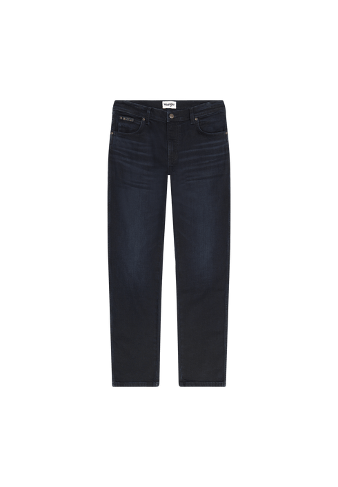 Wrangler Men's Texas Slim Jeans In Deep Blue Black - Rodeo In