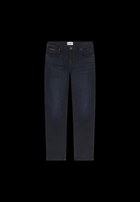 Wrangler Men's Texas Slim Jeans In Deep Blue Black