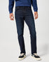 Wrangler Men's Texas Slim Jeans In Deep Blue Black