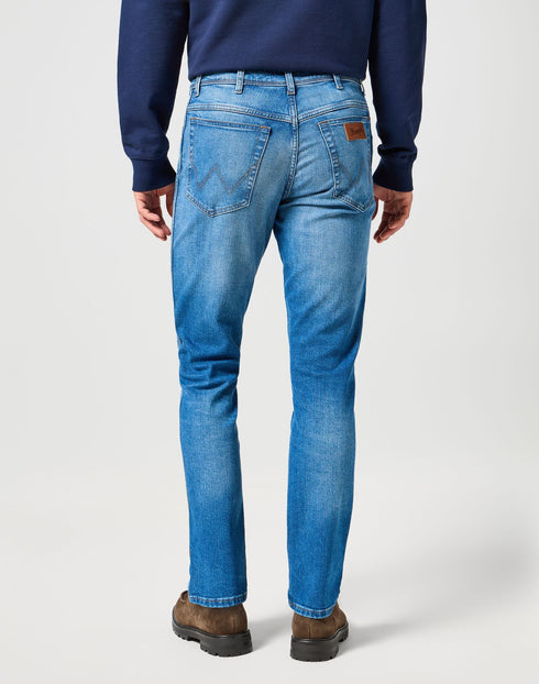 Wrangler Men's Texas Slim Jeans In Prairie Blue - Rodeo In