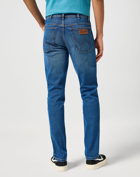 Wrangler Men's Texas Slim Jeans In Rain Drop - Rodeo In