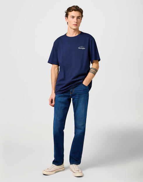 Wrangler Men's Texas Slim Jeans In Vintage Storm - Rodeo In