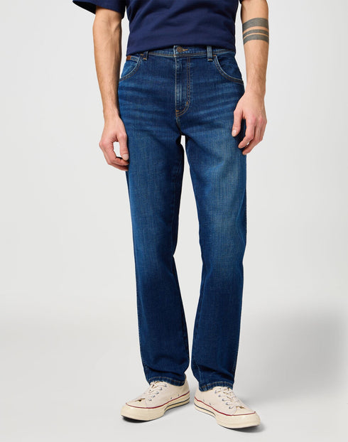 Wrangler Men's Texas Slim Jeans In Vintage Storm - Rodeo In