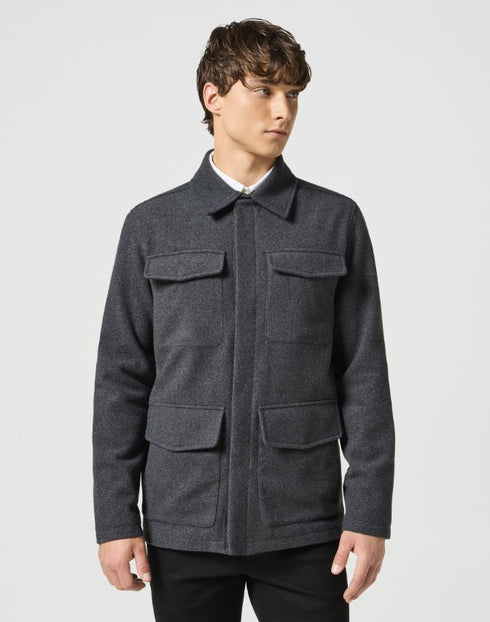 Wrangler Men's Transitional Jacket In Charcoal Heather