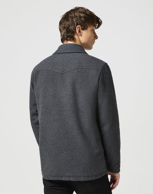 Wrangler Men's Transitional Jacket In Charcoal Heather