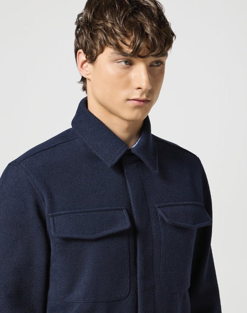 Wrangler Men's Transitional Jacket In Dark Navy