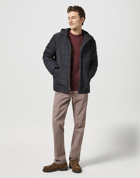 Wrangler Men's Transitional Puffer Jacket In Black