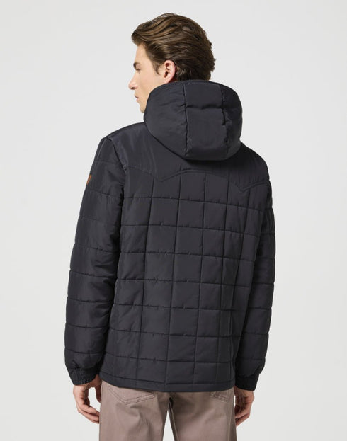 Wrangler Men's Transitional Puffer Jacket In Black