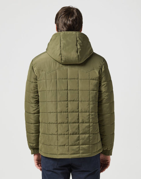 Wrangler Men's Transitional Puffer Jacket In Ivy Green