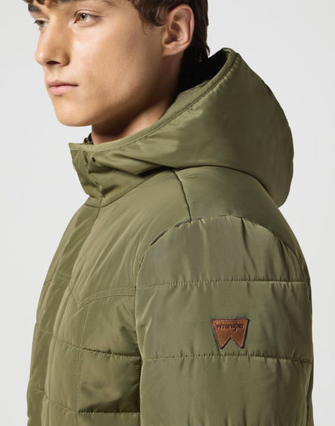 Wrangler Men's Transitional Puffer Jacket In Ivy Green