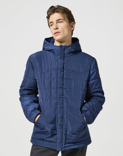 Wrangler Men's Transitional Puffer Jacket In Navy