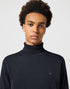 Wrangler Men's Turtle Neck Sweatshirt In Black