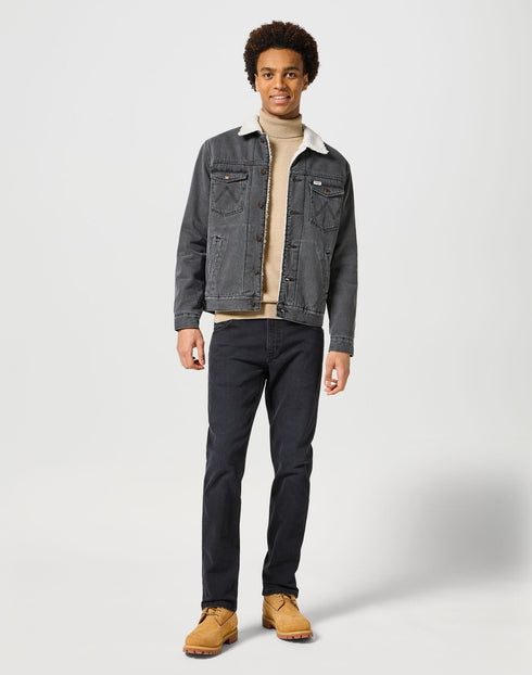 Wrangler Men's Turtle Neck Sweatshirt In Chinchilla