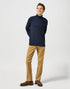 Wrangler Men's Turtle Neck Sweatshirt In Dark Navy