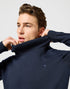 Wrangler Men's Turtle Neck Sweatshirt In Dark Navy
