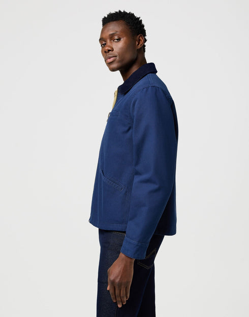 Wrangler Men's Utility Jacket In Navy - Rodeo In