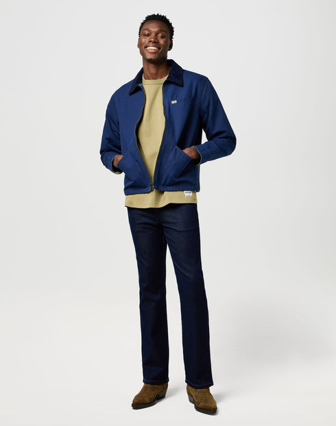 Wrangler Men's Utility Jacket In Navy - Rodeo In