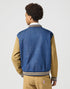 Wrangler Men's Varsity Jacket In Dijon