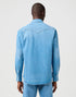 Wrangler Men's Western Shirt In Mid Light Wash