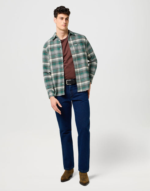 Wrangler Men's Western Stitch Belt In Black