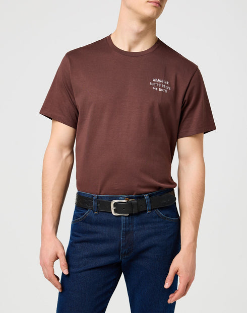 Wrangler Men's Western Stitch Belt In Black - Rodeo In