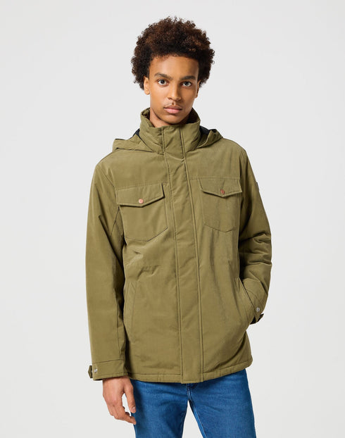 Wrangler Men's Winter Jacket In Ivy Green