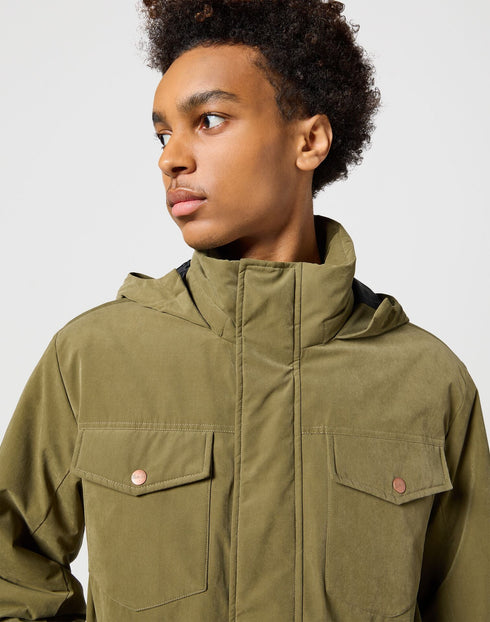 Wrangler Men's Winter Jacket In Ivy Green