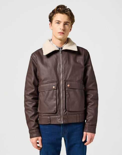 Wrangler Men's Wrangler Aviator Jacket In Mole